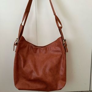 Anthropologie Large Faux Leather Purse